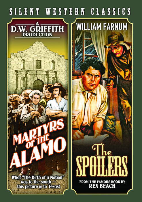 Martyrs of the Alamo (1915) / The Spoilers (1914) (MOD) (DVD MOVIE)