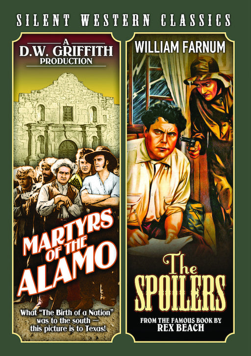 Martyrs of the Alamo (1915) / The Spoilers (1914) (MOD) (DVD MOVIE) - movie cover art