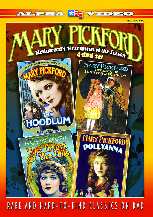 Mary Pickford, Hollywood's First Queen of The Screen (4-DVD) (MOD) (DVD MOVIE) - movie cover art