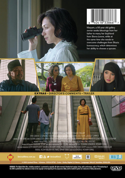 Maryam Pagi ke Malam (MOD) (DVD Movie) - back cover art