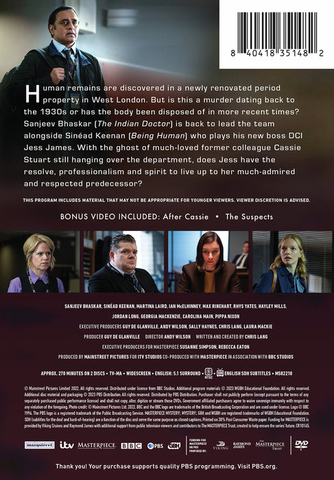 Masterpiece Mystery!: Unforgotten, Season 5 (MOD) (DVD Movie) - back cover art