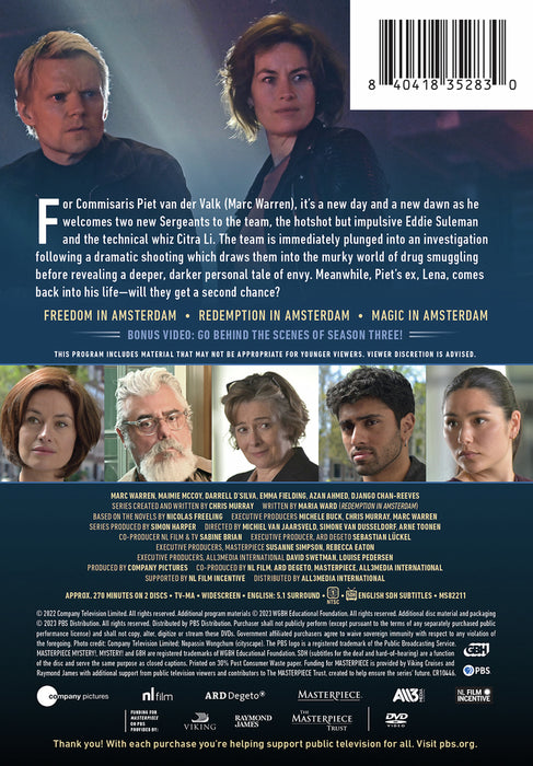 Masterpiece Mystery!: Van der Valk Season 3 (MOD) (DVD Movie) - back cover art