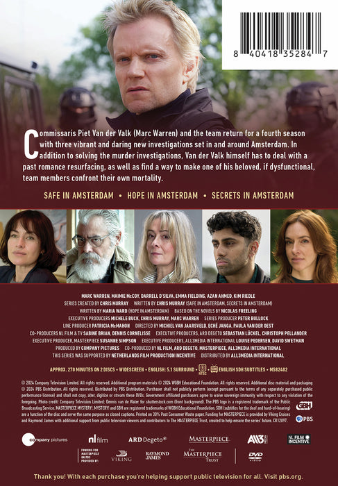 Masterpiece Mystery!: Van der Valk Season 4 (MOD) (DVD Movie) - back cover art