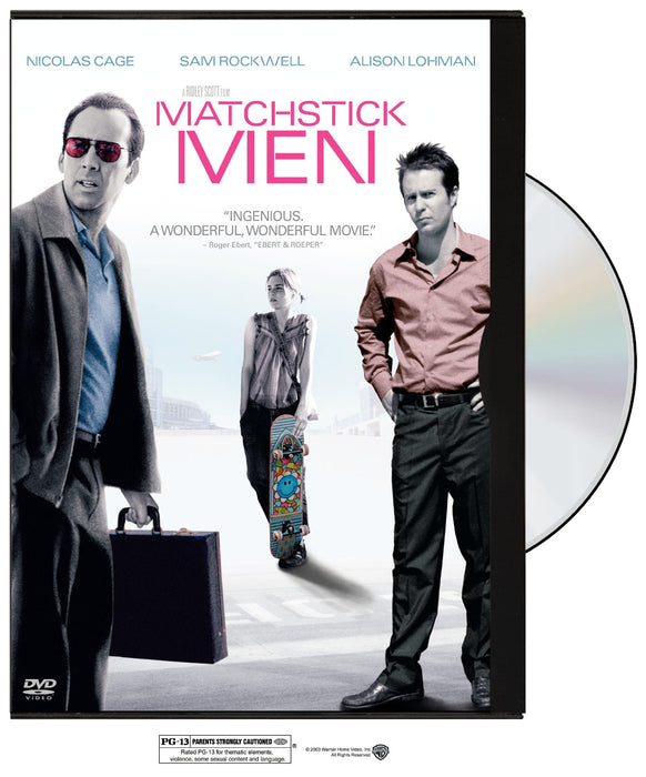 Matchstick Men (Widescreen Edition) (Snap Case) DVD - movie cover art