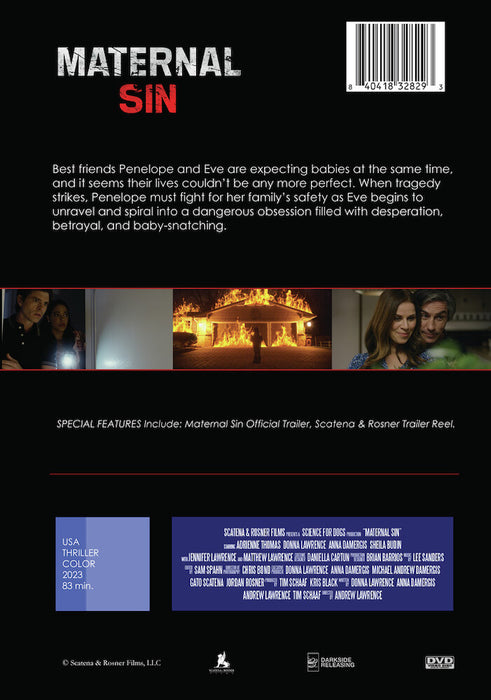 Maternal Sin (MOD) (DVD Movie) - back cover art