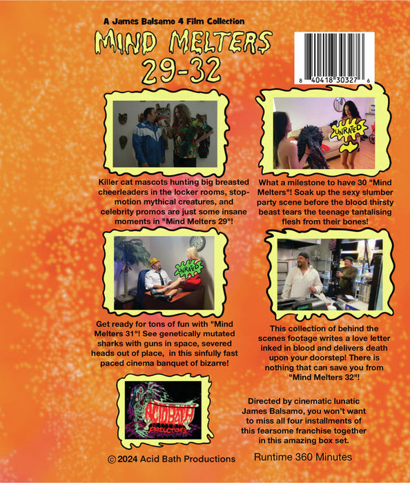 Maximal Melters: Mind Melters 29-32 (MOD) (BluRay Movie) - back cover art