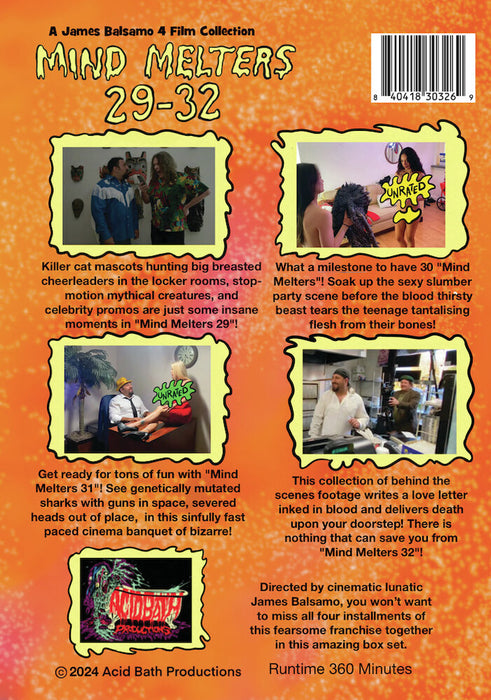 Maximal Melters: Mind Melters 29-32 (MOD) (DVD Movie) - back cover art
