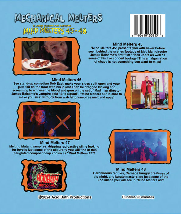 Mechanical Melters: Mind Melters 45-48 (MOD) (BluRay Movie) - back cover art