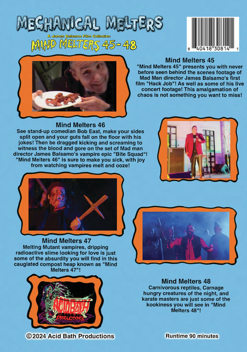 Mechanical Melters: Mind Melters 45-48 (MOD) (DVD Movie) - back cover art