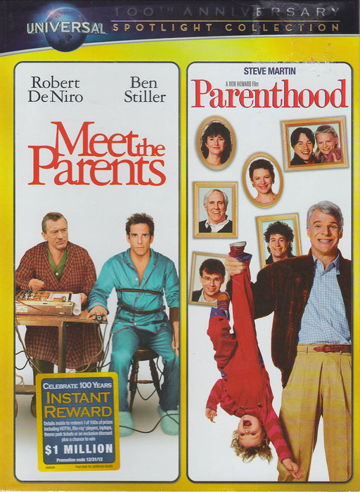 Meet the Parents / Parenthood DVD - movie cover art
