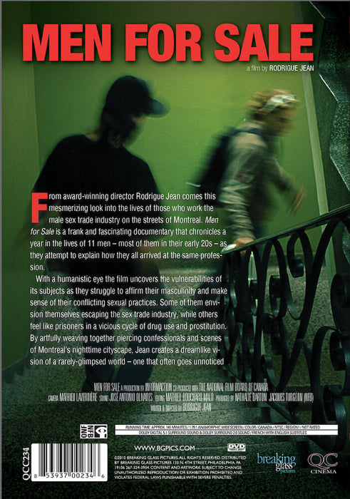 Men for Sale (MOD) (DVD Movie) - back cover art