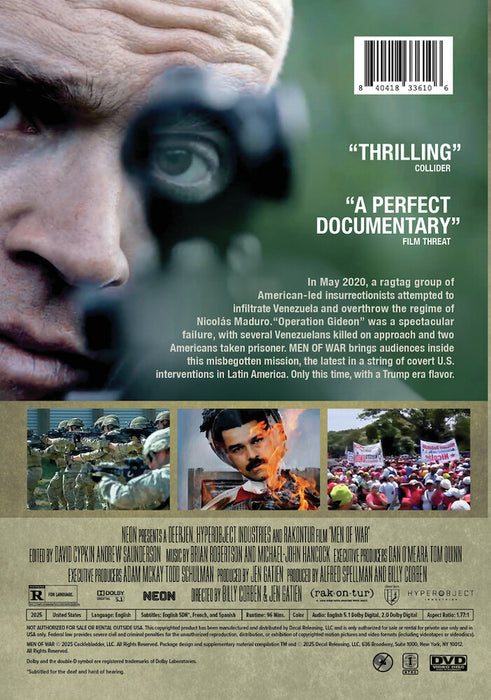 Men of War (MOD) (DVD Movie) - back cover art
