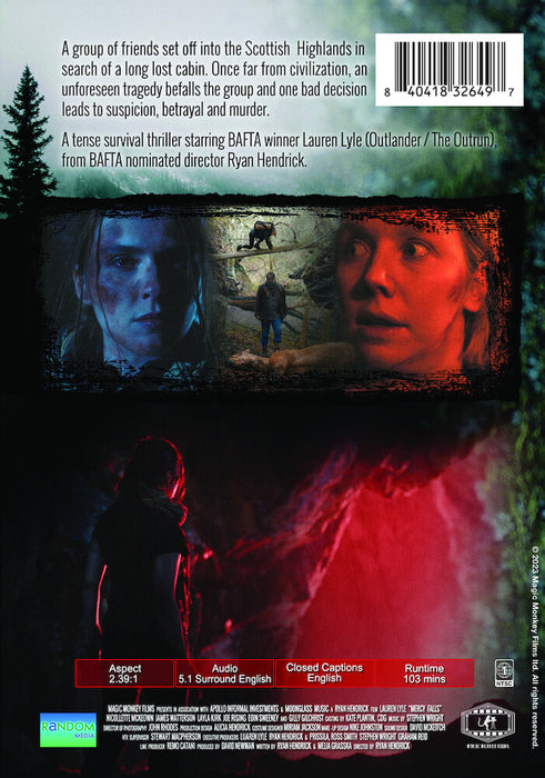 Mercy Falls (MOD) (DVD Movie) - back cover art