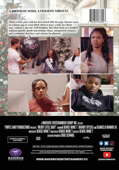 Merry Little Baby (MOD) (DVD Movie) - back cover art