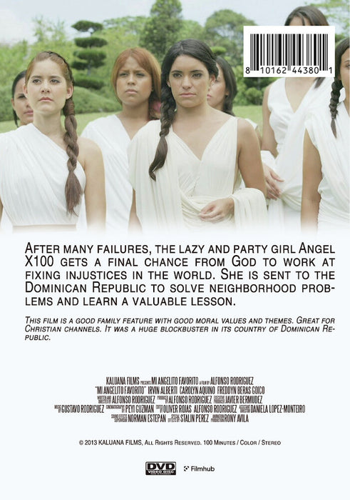Mi Angelito Favorito (MOD) (DVD Movie) - back cover art