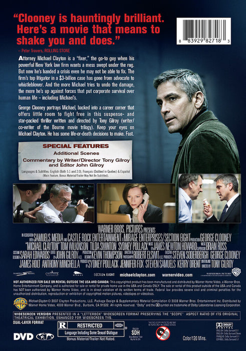 Michael Clayton (MOD) (DVD MOVIE) image 2
