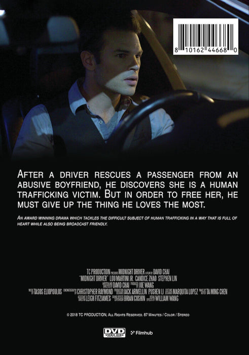 Midnight Driver (MOD) (DVD Movie) - back cover art