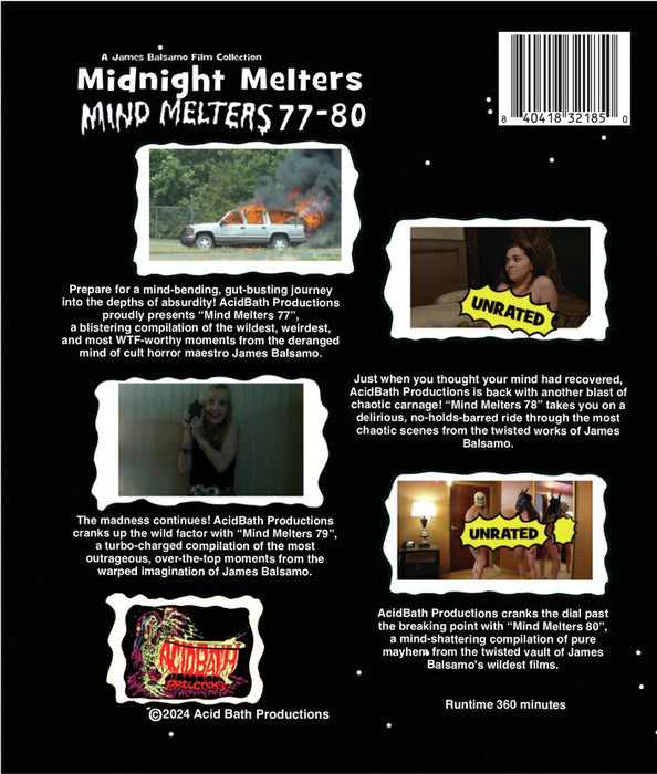 Midnight Melters: Mind Melters 77-80 (MOD) (BluRay Movie) - back cover art
