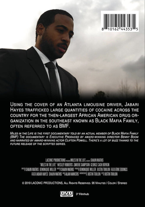 Miles in the Life: The Story of a BMF Drug Trafficker (MOD) (DVD Movie) - back cover art