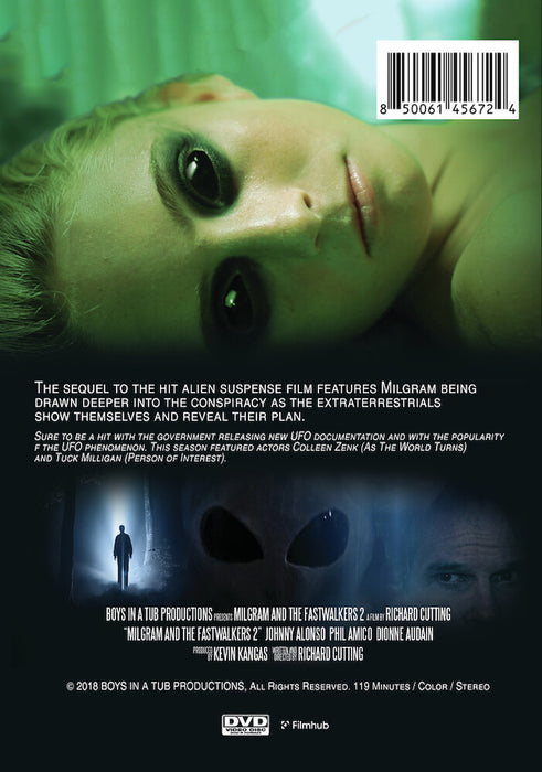 Milgram and the Fastwalkers 2 (MOD) (DVD Movie) - back cover art
