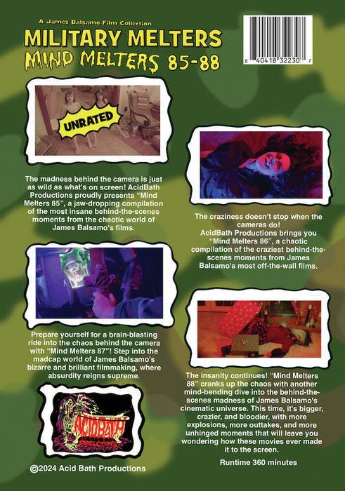 Military Melters: Mind Melters 85-88 (MOD) (DVD Movie) - back cover art