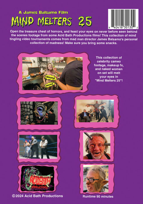 Mind Melters 25 (MOD) (DVD Movie) - back cover art