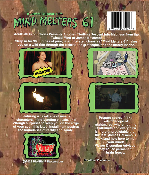 Mind Melters 61 (MOD) (BluRay Movie) - back cover art