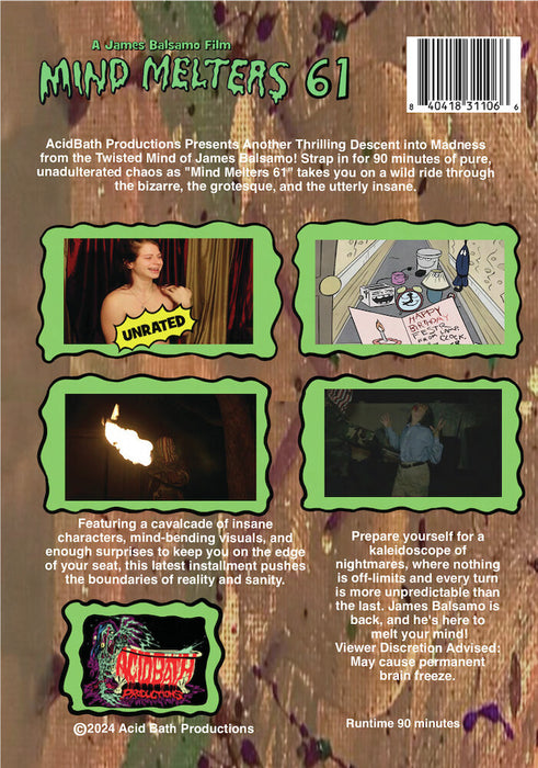 Mind Melters 61 (MOD) (DVD Movie) - back cover art