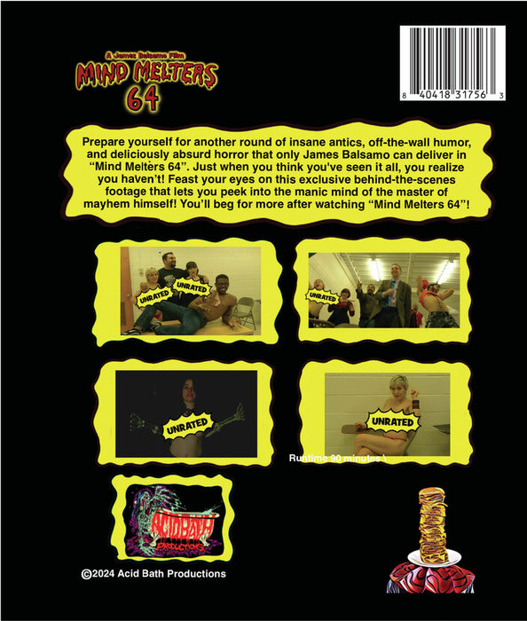 Mind Melters 64 (MOD) (BluRay Movie) - back cover art