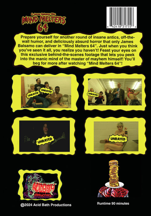 Mind Melters 64 (MOD) (DVD Movie) - back cover art