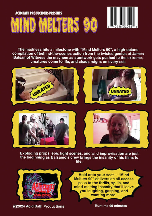 Mind Melters 90 (MOD) (DVD Movie) - back cover art