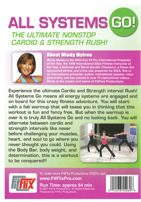 Mindy Mylrea: All Systems Go (MOD) (DVD Movie) - back cover art