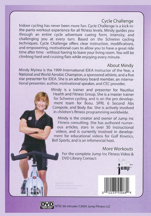 Mindy Mylrea: Cycle Challenge (MOD) (DVD Movie) - back cover art
