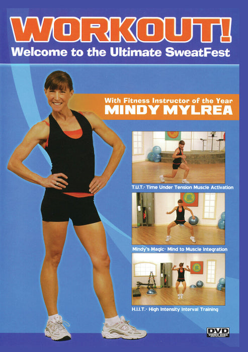 Mindy Mylrea: Workout- The Ultimate Sweatfest (MOD) (DVD Movie) - movie cover art