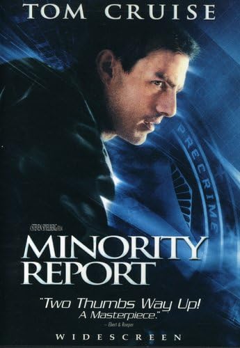 Minority Report DVD - movie cover art