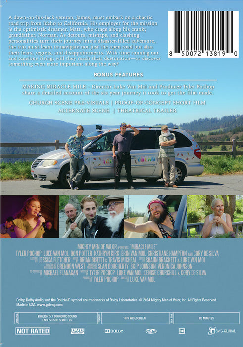 Miracle Mile (MOD) (DVD Movie) - back cover art