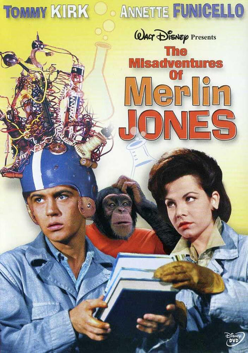 Misadventures Merlin Jones DVD - movie cover art
