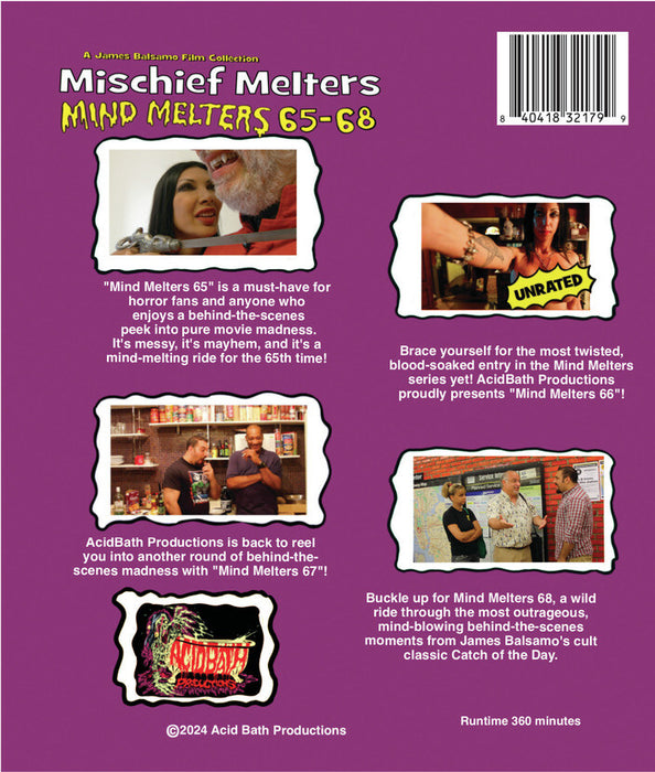 Mischief Melters: Mind Melters 65-68 (MOD) (BluRay Movie) - back cover art