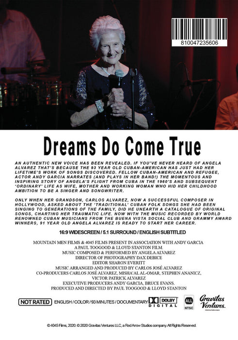 Miss Angela (MOD) (DVD Movie) - back cover art