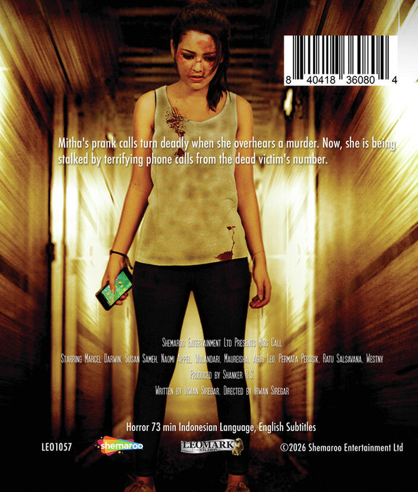 Miss Call (MOD) (BluRay Movie) - back cover art