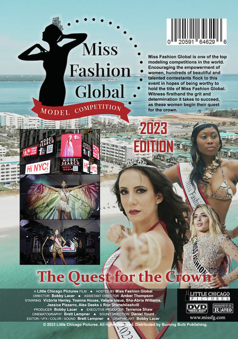 Miss Fashion Global 2023 Edition (MOD) (DVD Movie) - back cover art