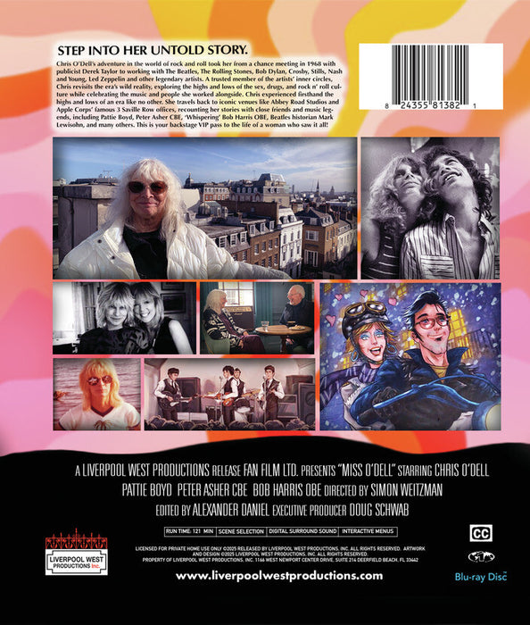 Miss O'Dell (MOD) (BluRay Movie) - back cover art
