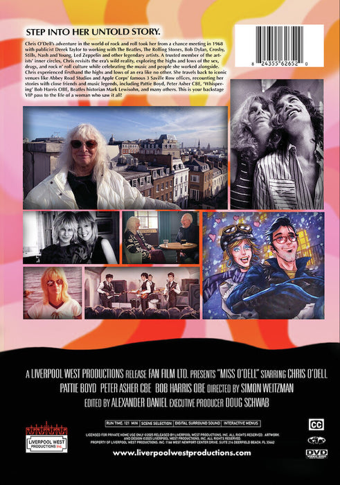 Miss O'Dell (MOD) (DVD Movie) - back cover art