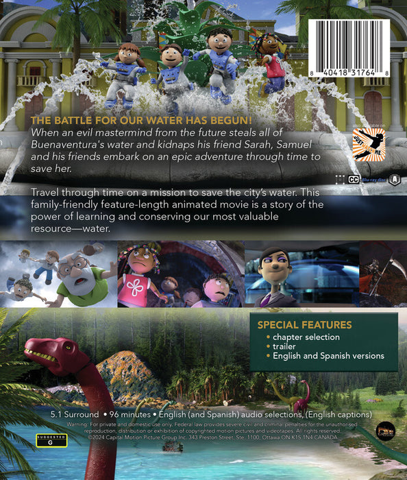 Mission H2O (MOD) (BluRay Movie) - back cover art