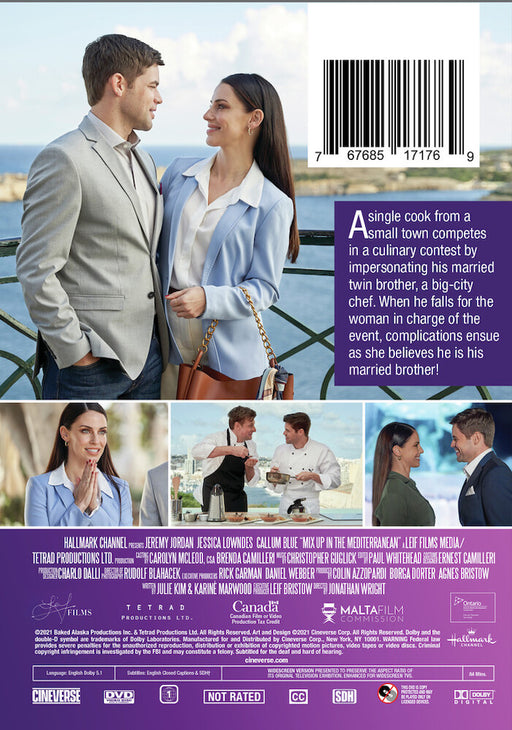 Mix Up In The Mediterranean (MOD) (DVD Movie) - back cover art