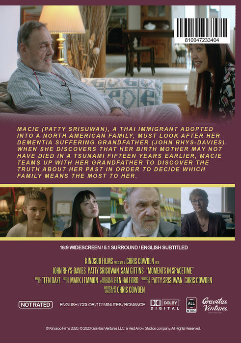 Moments in Spacetime (MOD) (DVD Movie) - back cover art