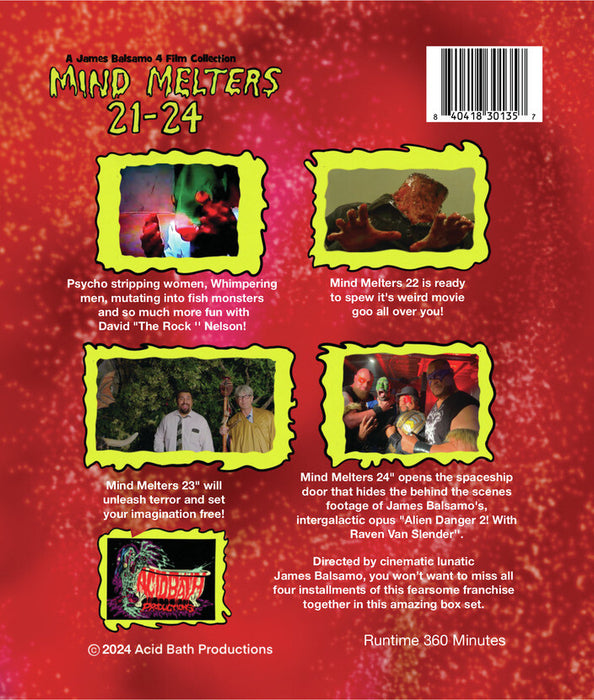 Mondo Melty! Mind Melters 21-24 (MOD) (BluRay Movie) - back cover art