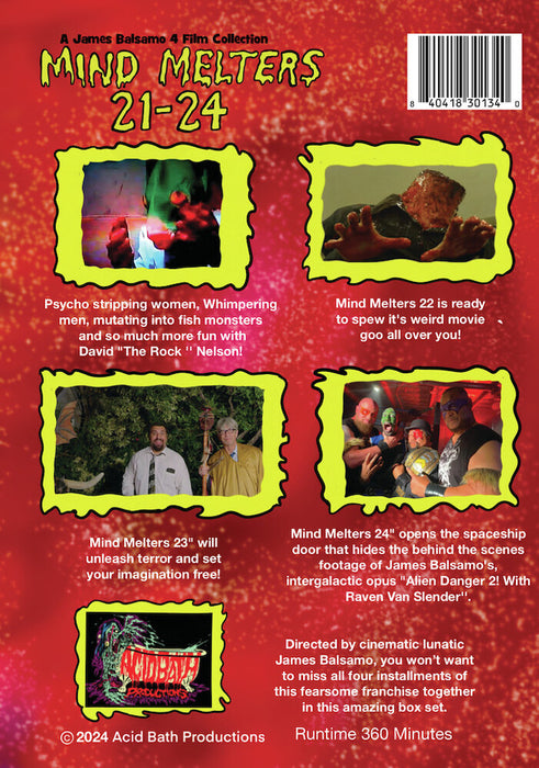 Mondo Melty! Mind Melters 21-24 (MOD) (DVD Movie) - back cover art