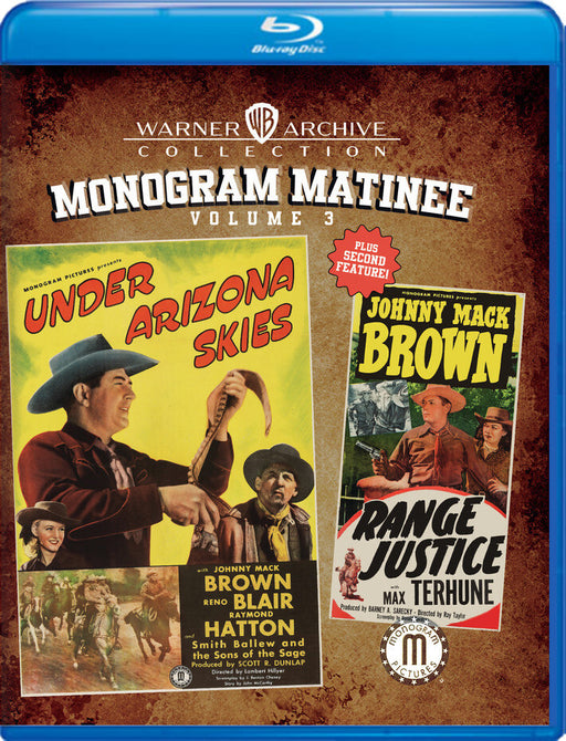 Monogram Matinee Vol. 3 - Under Arizona Skies and Range Justice (MOD) (BluRay MOVIE)