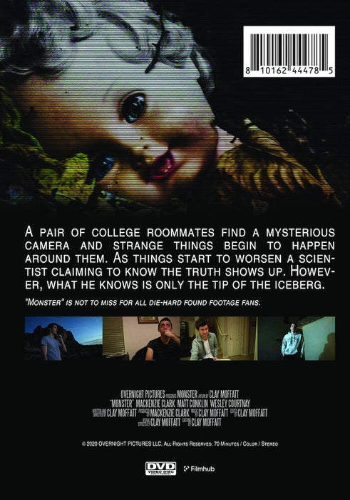Monster (MOD) (DVD Movie) - back cover art